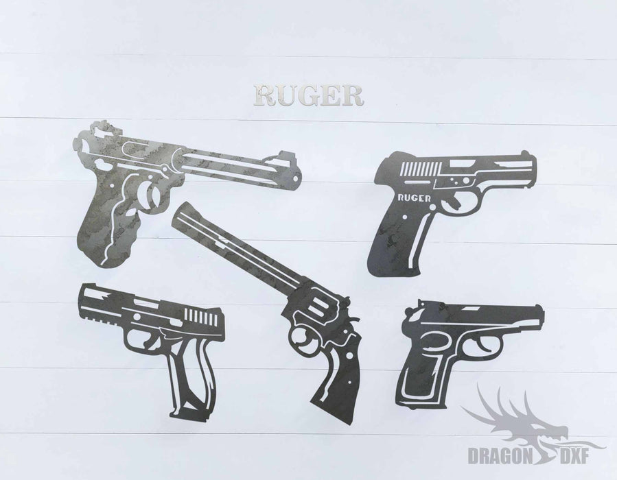 Ruger Pistol Design Package  - DXF Download