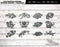 Saltwater Animal Design Package Batch 1 Package (12 Designs) - Plasma Laser DXF Cut File