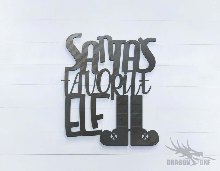 Santa's Favorite Elf - DXF Download