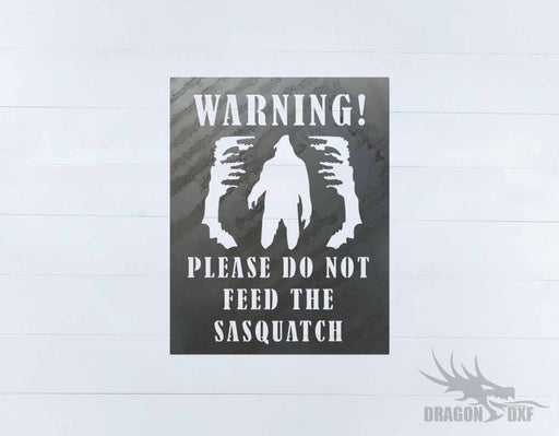 Sasquatch Design 6 - DXF Download