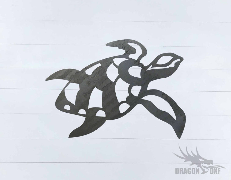Snapper Turtle Dxf Sea Turtle 3 - DXF Download — DragonDXF