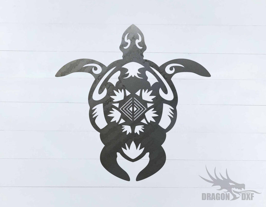 Sea Turtle 5 - DXF Download