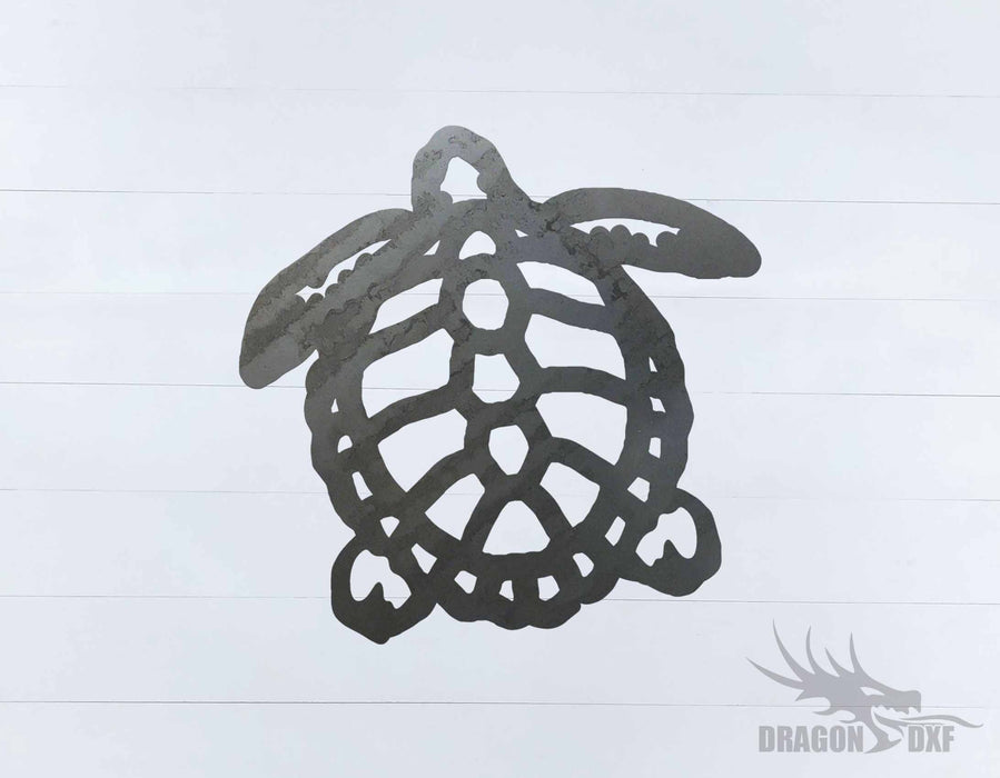Sea Turtle 9 - DXF Download
