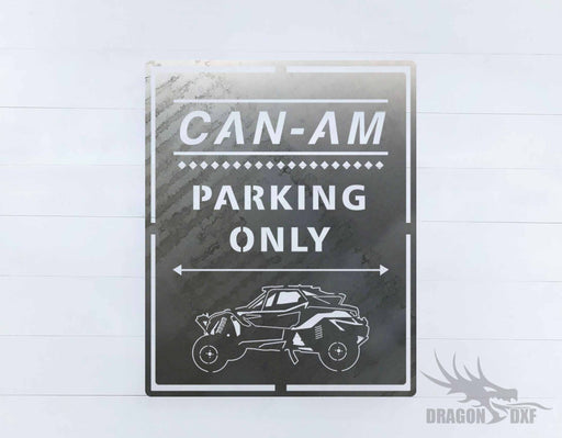 Side by Side Parking Sign 4 - DXF Download