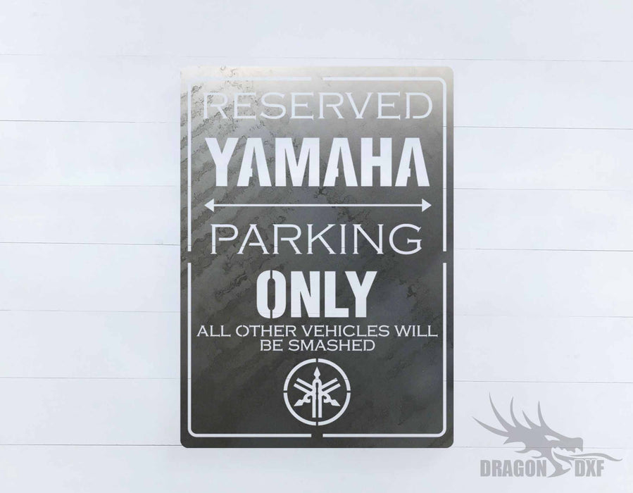 Side by Side Parking Sign 7 - DXF Download