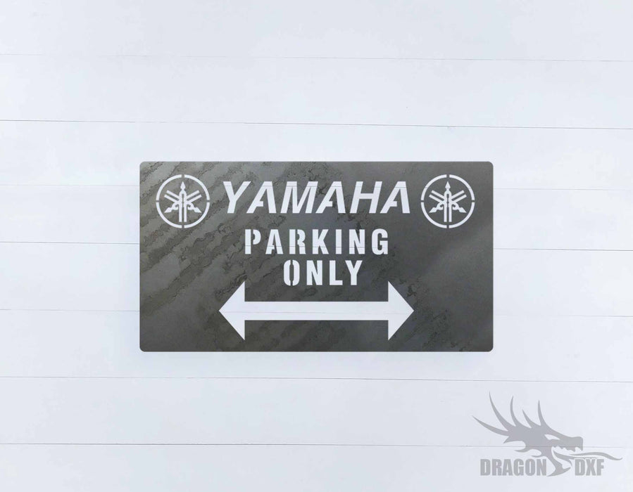 Side by Side Parking Sign 9 - DXF Download