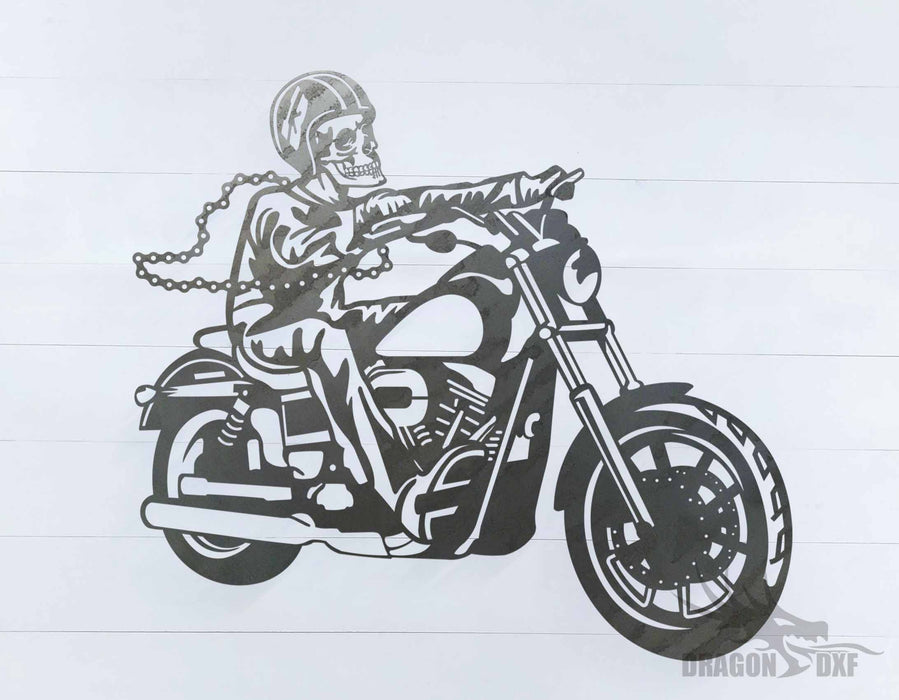 Skull Rider Design  - DXF Download