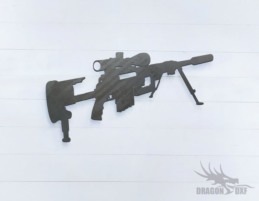 Sniper Rifle-04 - DXF Download