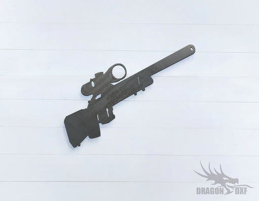 Sniper Rifle-10 - DXF Download