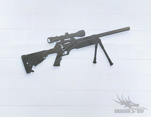 Sniper Rifle-11 - DXF Download