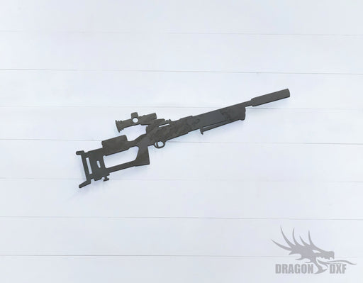 Sniper Rifle-14 - DXF Download