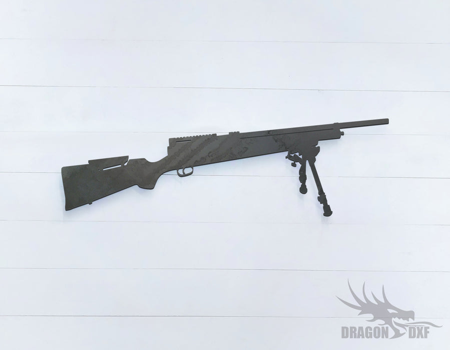 Sniper Rifle-15 - DXF Download