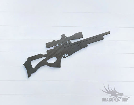 Sniper Rifle-17 - DXF Download6