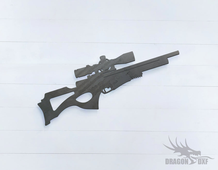 Rifle Dxf File Sniper Rifle-17 - DXF Download6 β DragonDXF