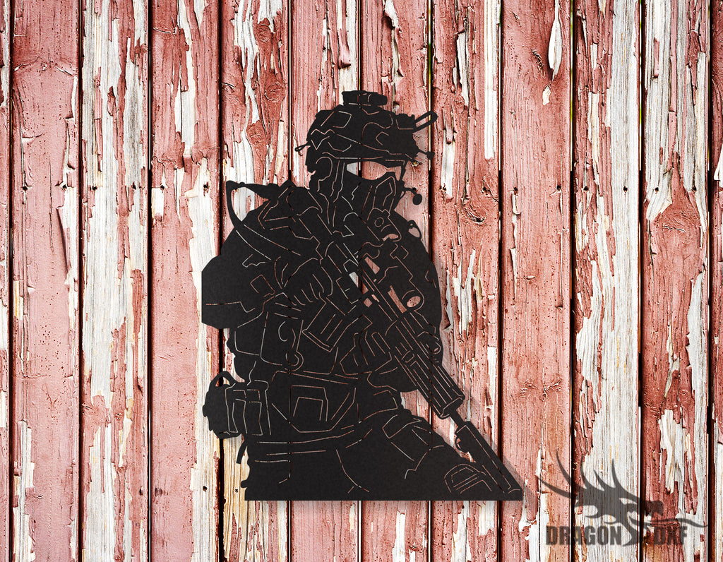 Soldier 2 - DXF Download — DragonDXF