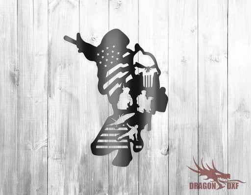 Soldier Punisher - DXF Download