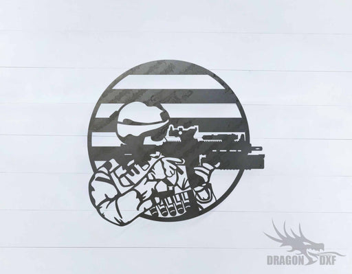 Soldier sign - DXF Download