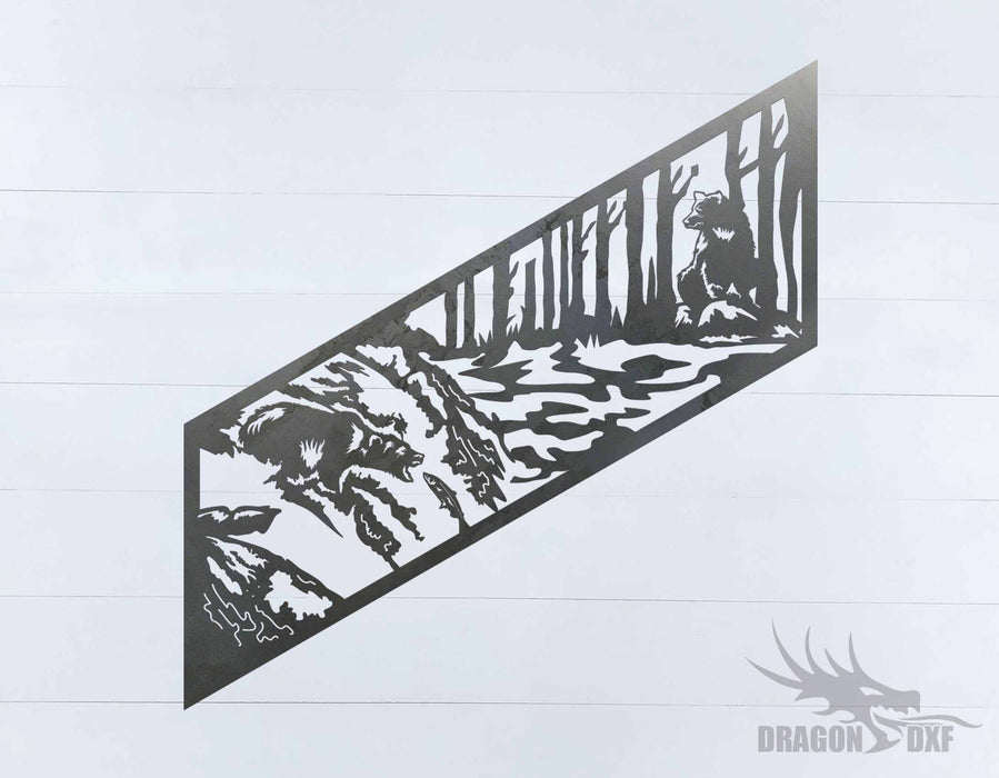 Staircase Bear designs 2 - DXF Download
