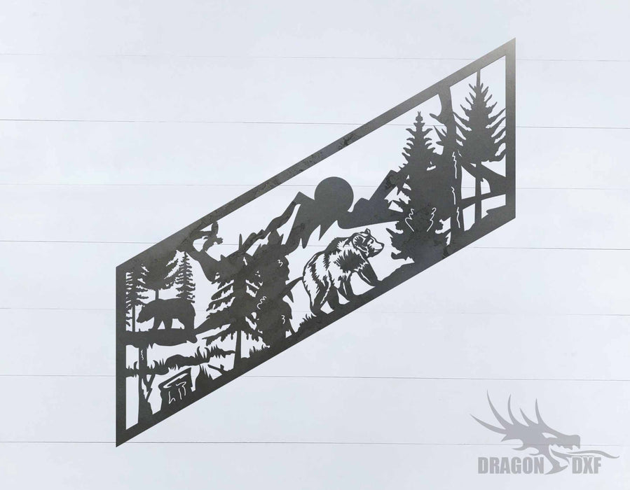 Staircase Bear designs 4 - DXF Download