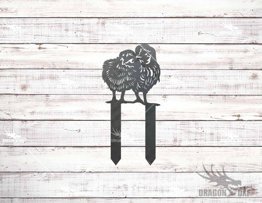 Chicken Stake 1 Design - Plasma Laser DXF Cut File