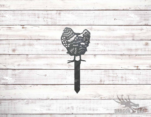 Chicken Stake 9 Design - Plasma Laser DXF Cut File