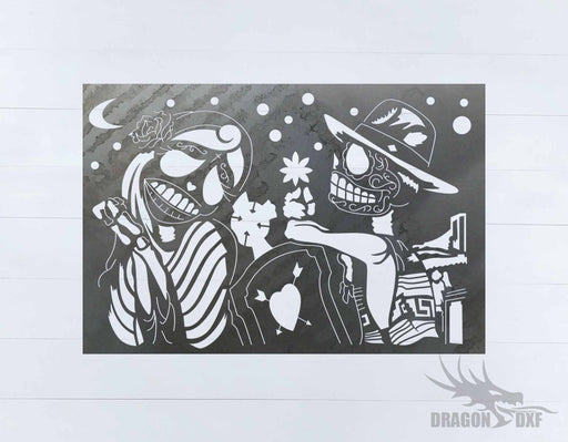 Sugar Skull 1 - DXF Download