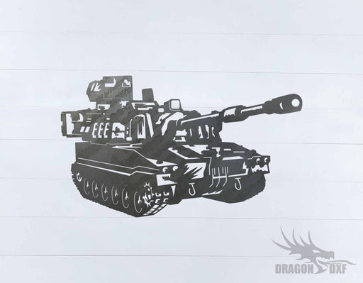 Tank Design 3 - DXF Download