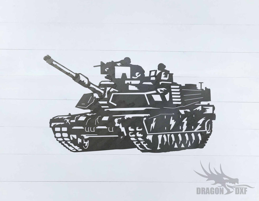 Tank Design 5 - DXF Download