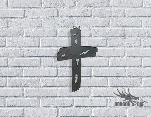 Tattered Cross - Old Rugged Cross 1 - DXF Download