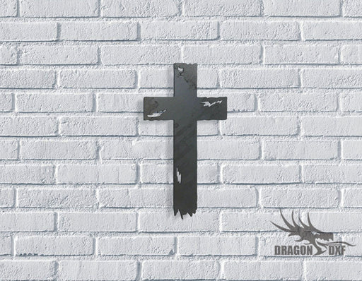 Tattered Cross - Old Rugged Cross 5 - DXF Download