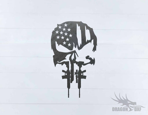Tattered Flag Design 4 - DXF Download