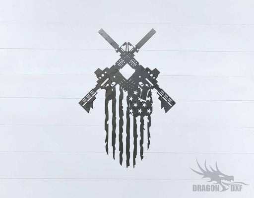 Tattered Flag Design 8 - DXF Download