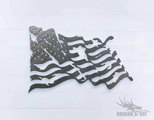 Tattered Flag 2- DXF Download