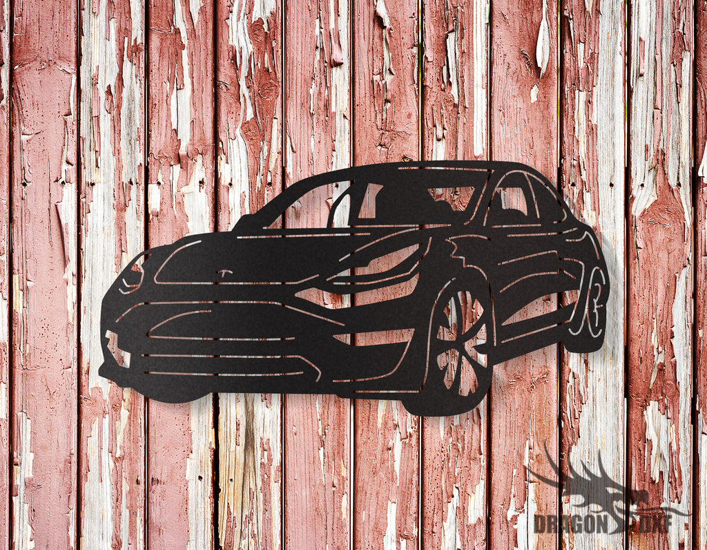 Tesla Model 3 - DXF Download — DragonDXF