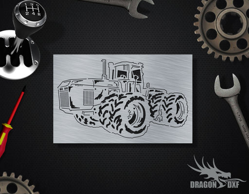 Tractor Design 3 - Negative Cut - DXF Download