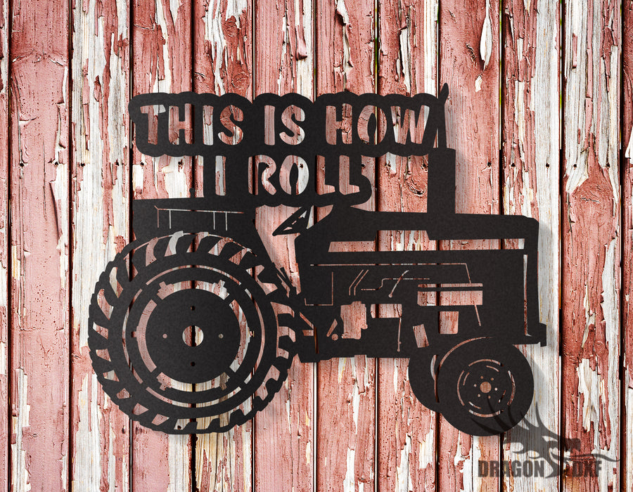 Tractor Sign 4 - DXF Download
