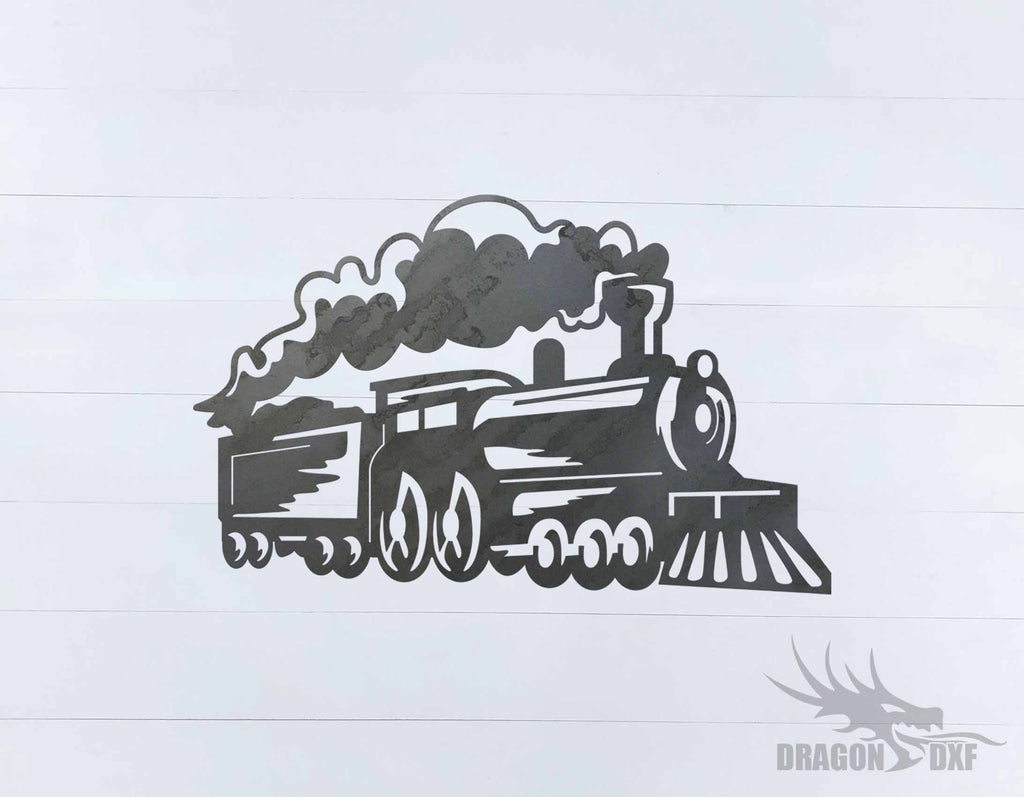 Train design 3 - DXF Download — DragonDXF