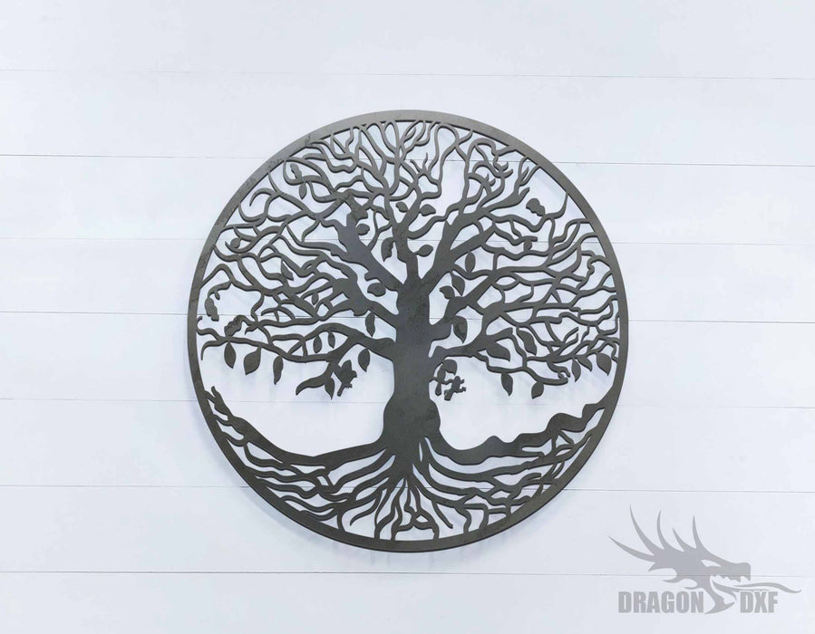 Tree of Life - Round - DXF Download