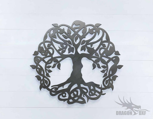 Tree of Life 3 - Round - DXF Download