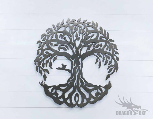Tree of Life 4 - Round - DXF Download
