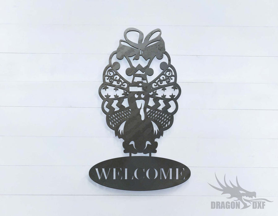 Turkey  Welcome Sign - DXF Download