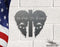 American Flag Design 5- DXF Download