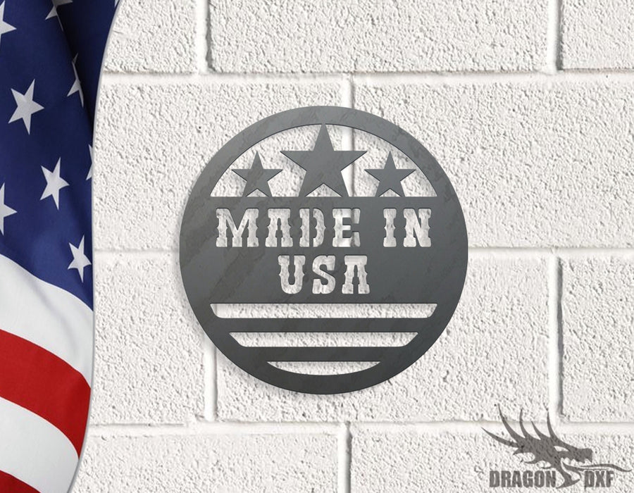 American Flag Design 6- DXF Download