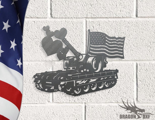 American Flag Design 8- DXF Download