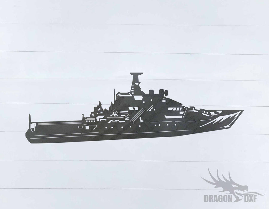 Warship Design 10 - DXF Download