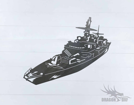 Warship Design 11 - DXF Download