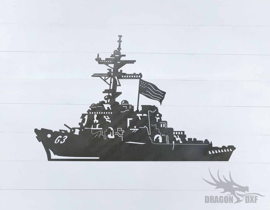 Warship Design 16 - DXF Download