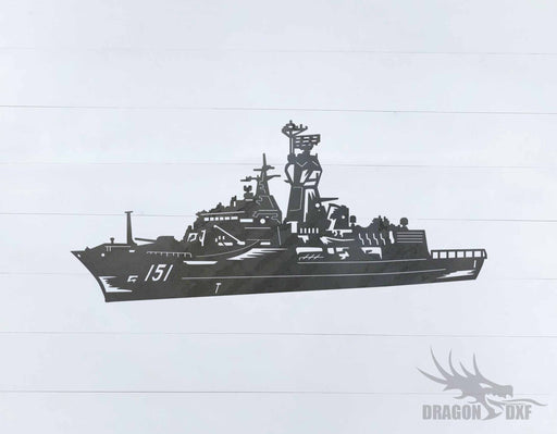 Warship Design 4 - DXF Download