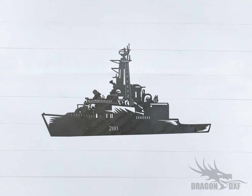 Warship Design 5 - DXF Download