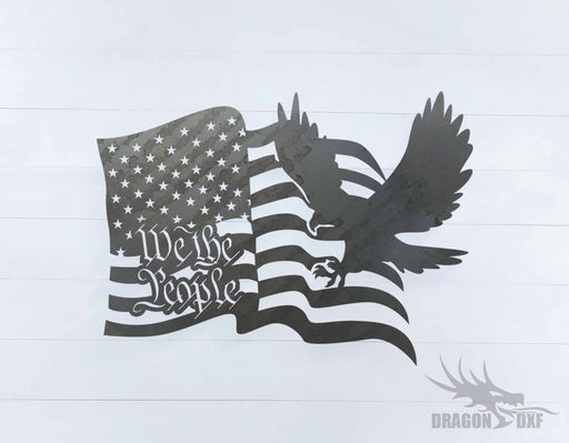 We The People sign - DXF Download
